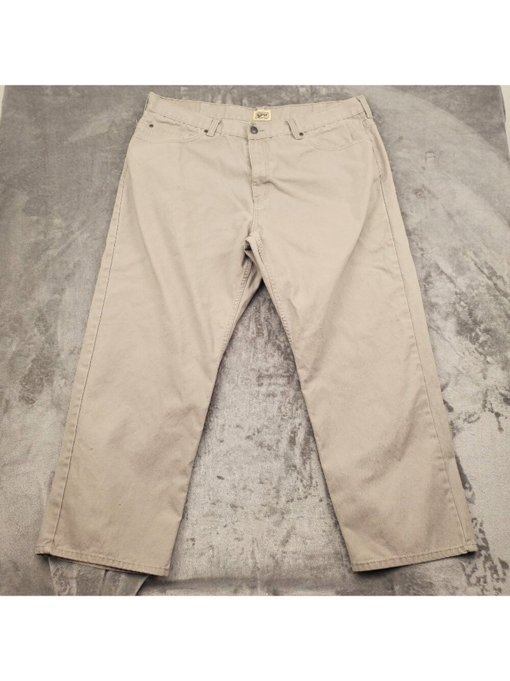 CE Schmidt Pants Mens 44x30 Tan Duck Canvas Workwear Chore Barn Grunge Skater